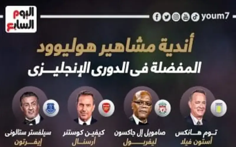 من السينما إلى المدرجات.. فرق مشاهير هوليوود المفضلة بالدوري الإنجليزي